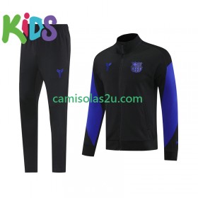 FC Barcelona Criança Casaco de Treino Conjunto Preto 2025/26